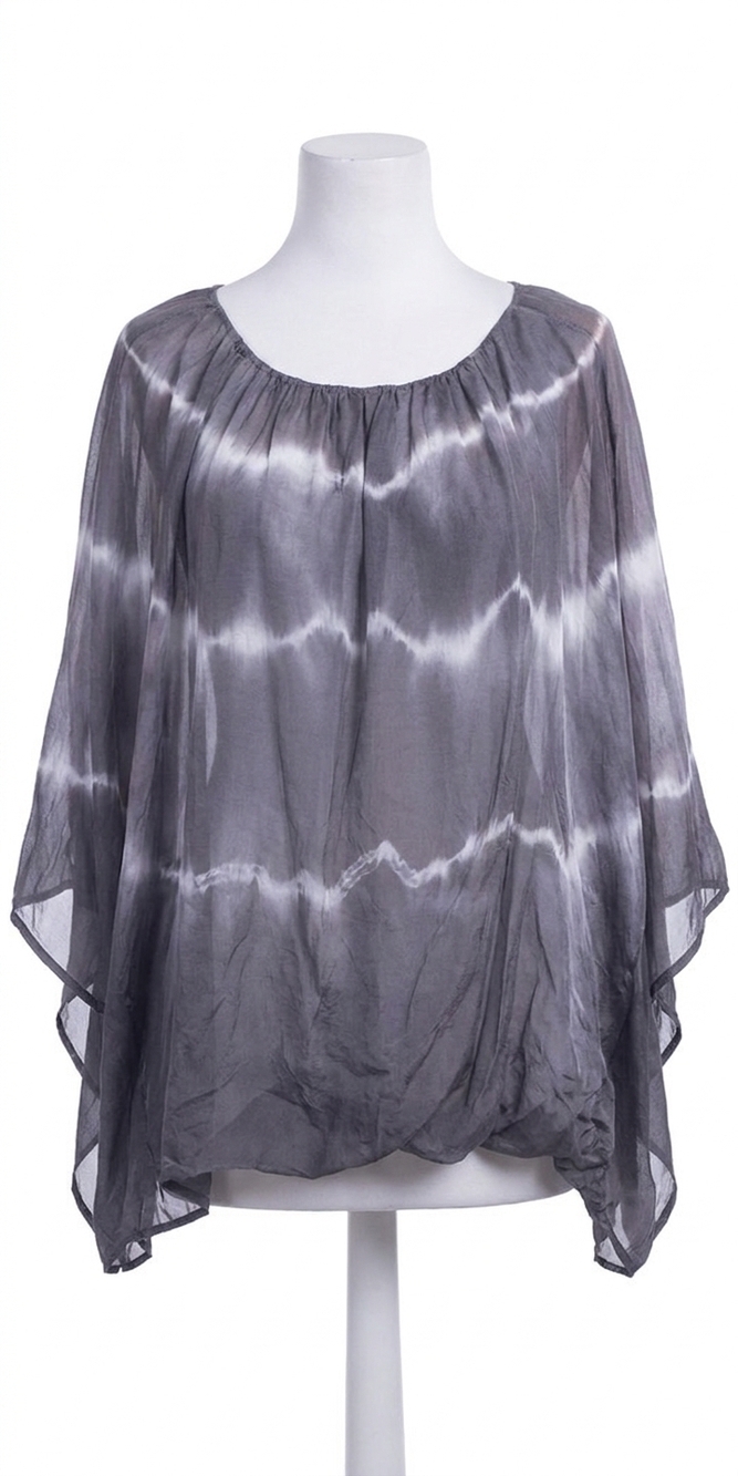 NEW GIGI MODA francia 34 sleeve blouse in taupe